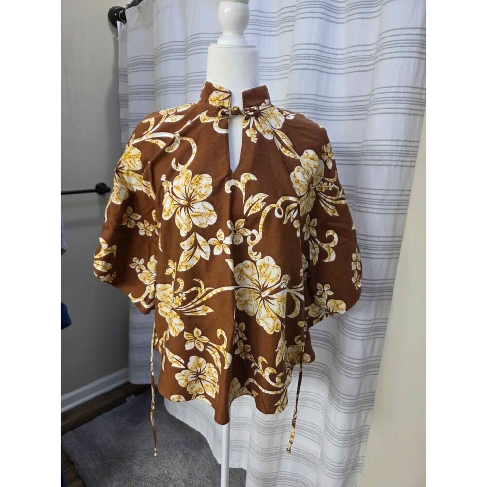 Vintage Pomare Hawaii Poncho Style top